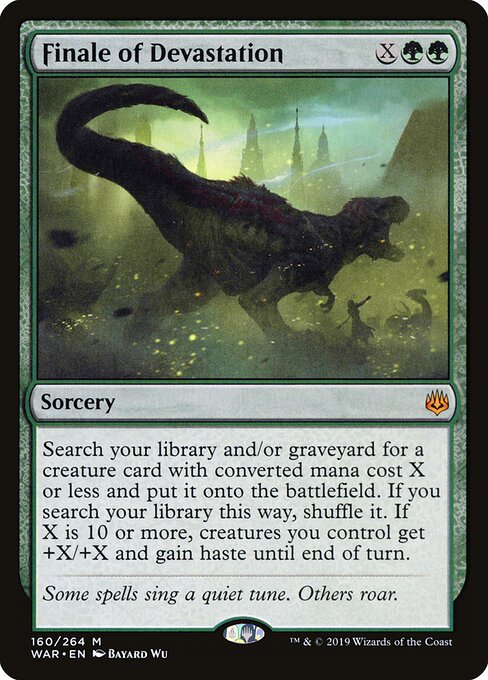 MTG Finale of Devastation WAR 160 Standard Nonfoil front