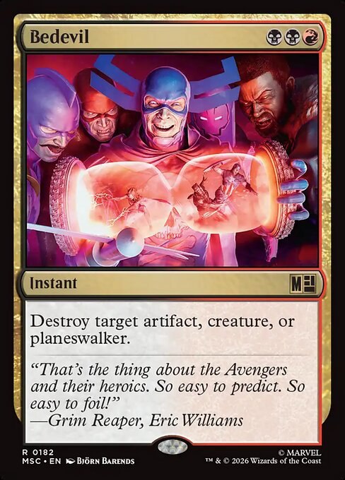 MTG Bedevil MSC 182 Regular Surge Foil