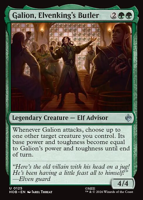 MTG Galion, Elvenking's Butler HOB 125 Regular Nonfoil