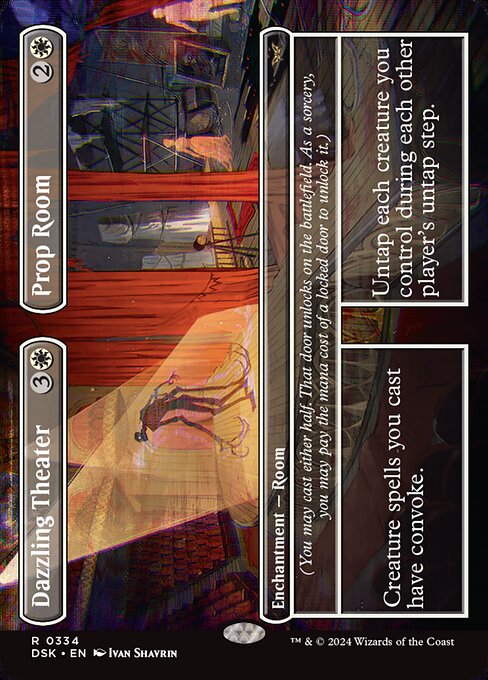 MTG Dazzling Theater // Prop Room DSK 334 Borderless Foil