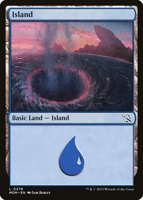 MTG Island MOM 278 Regular Nonfoil