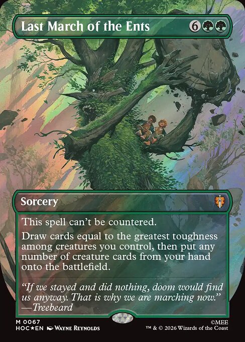 MTG Last March of the Ents HOC 067 Regular Nonfoil