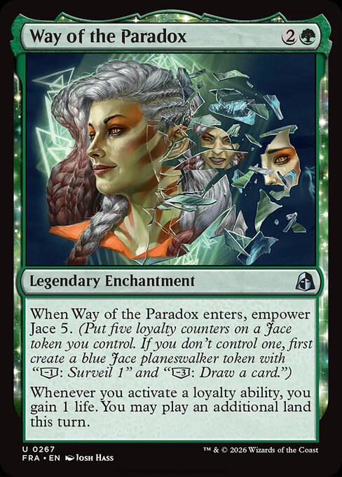 MTG Way of the Paradox FRA 267 Standard Nonfoil front