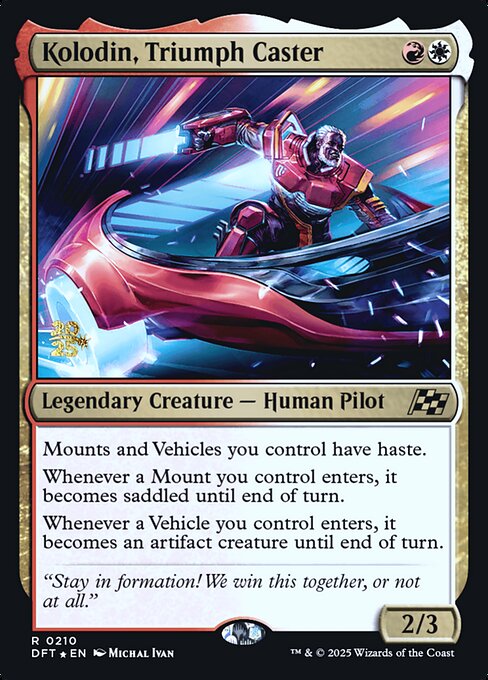 MTG Kolodin, Triumph Caster PDFT 210s Prerelease Foil