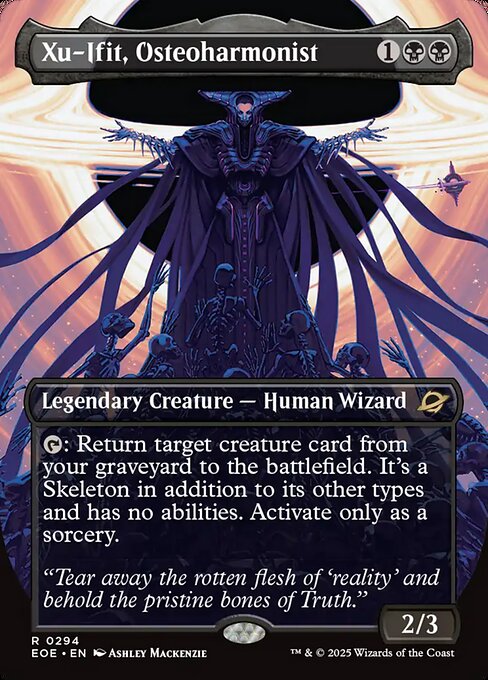MTG Xu-Ifit, Osteoharmonist EOE 294 Borderless Triumphant Nonfoil