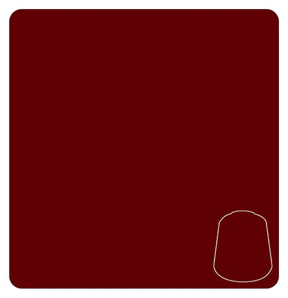 Warhammer Colour Base: Khorne Red Sample Colour
