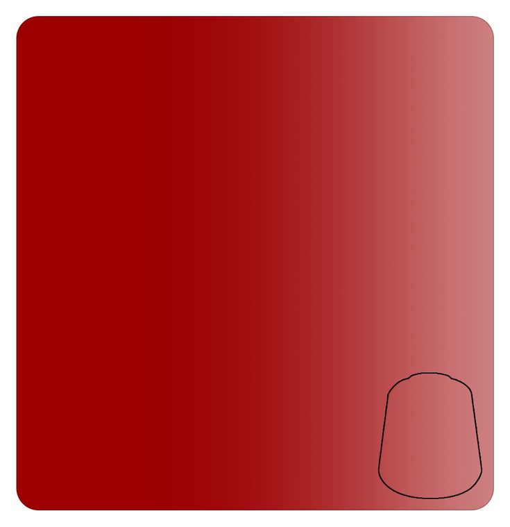 Warhammer Colour Contrast: Blood Angels Red Sample Colour