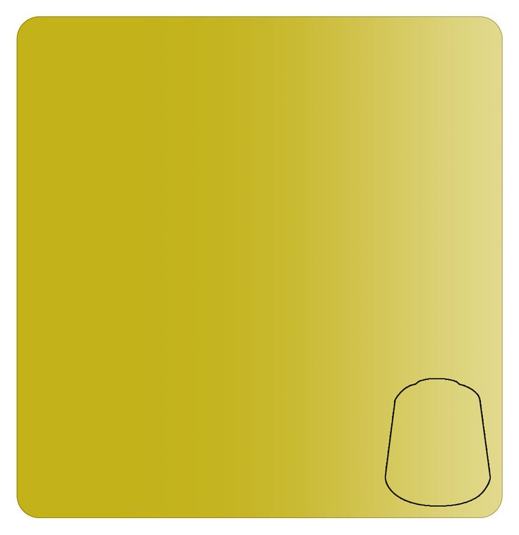 Warhammer Colour Contrast: Bad Moon Yellow Sample Colour