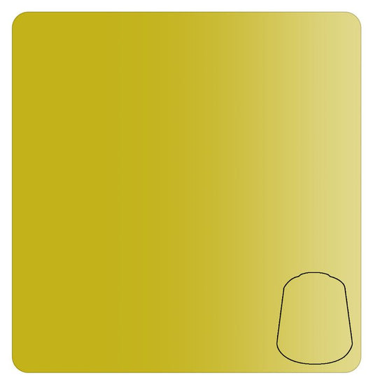 Warhammer Colour Contrast: Bad Moon Yellow Sample Colour