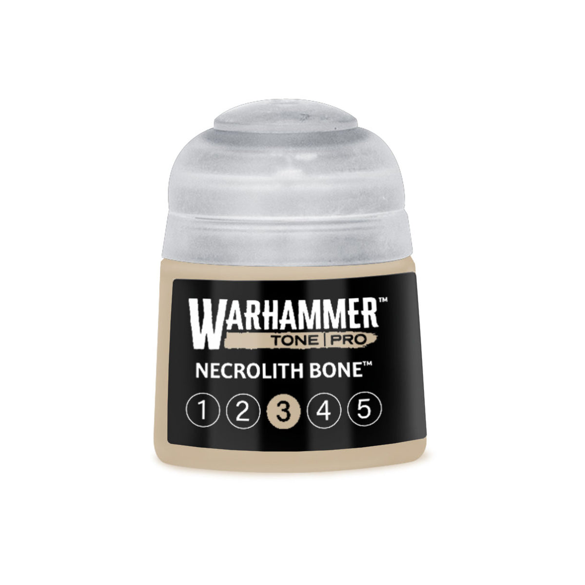 Warhammer Tone Pro Necrolith Bone 3 12 ml Warhammer Tone Pro paint pot