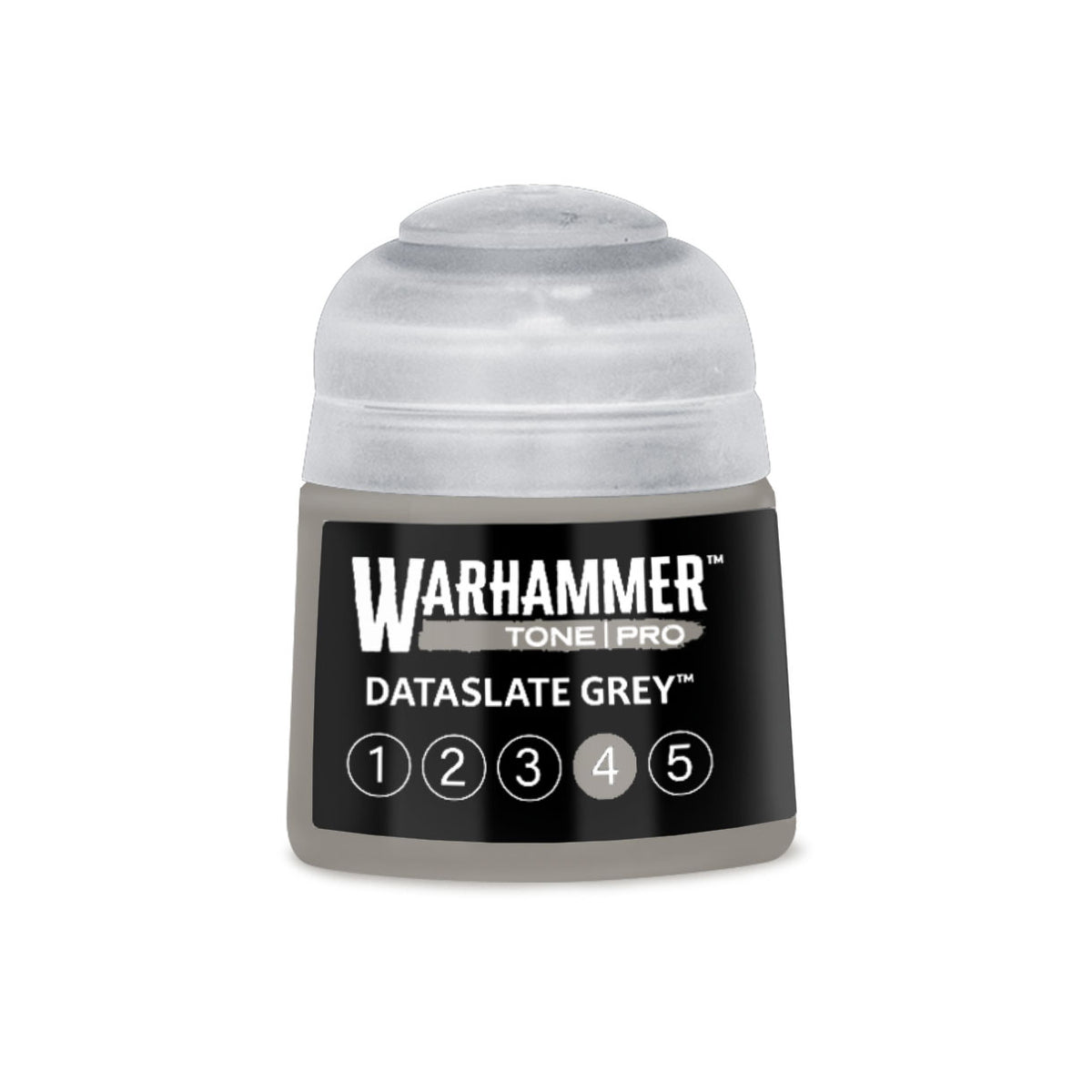 Warhammer Tone Pro Dataslate Grey 4 12 ml Warhammer Tone Pro paint pot
