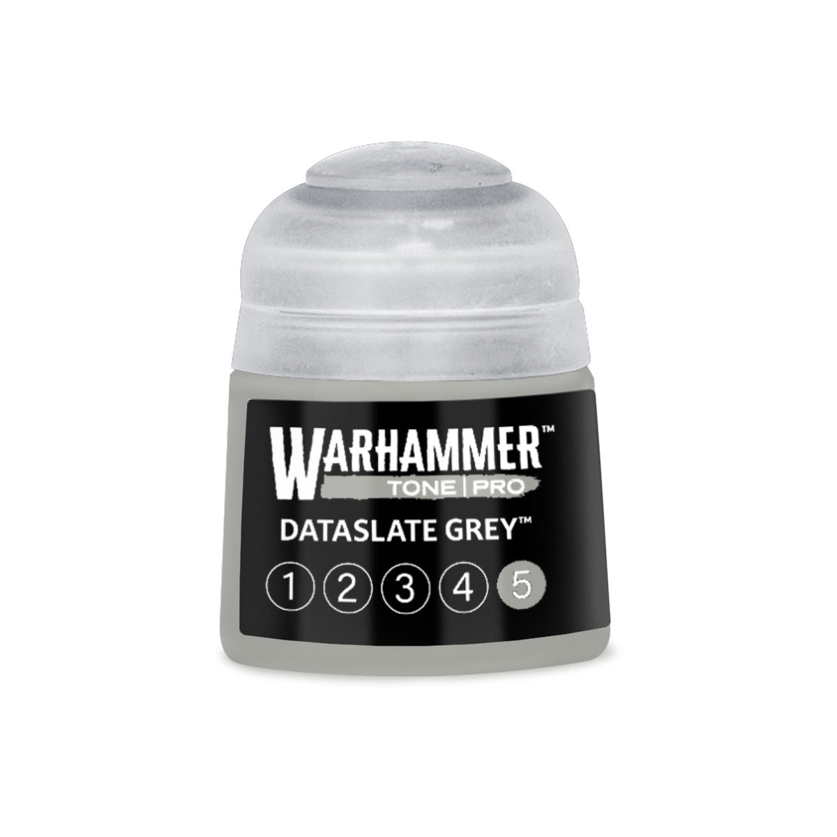 Warhammer Tone Pro Dataslate Grey 5 12 ml Warhammer Tone Pro paint pot