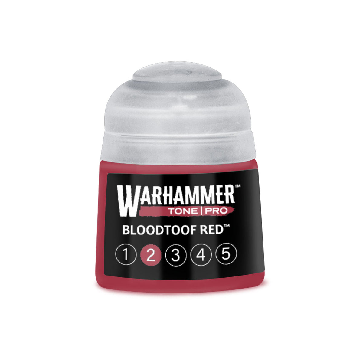 Warhammer Tone Pro Bloodtoof Red 2 12 ml Warhammer Tone Pro paint pot