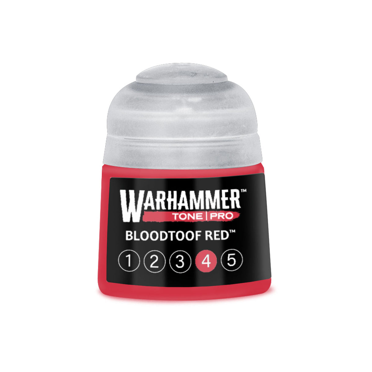 Warhammer Tone Pro Bloodtoof Red 4 12 ml Warhammer Tone Pro paint pot