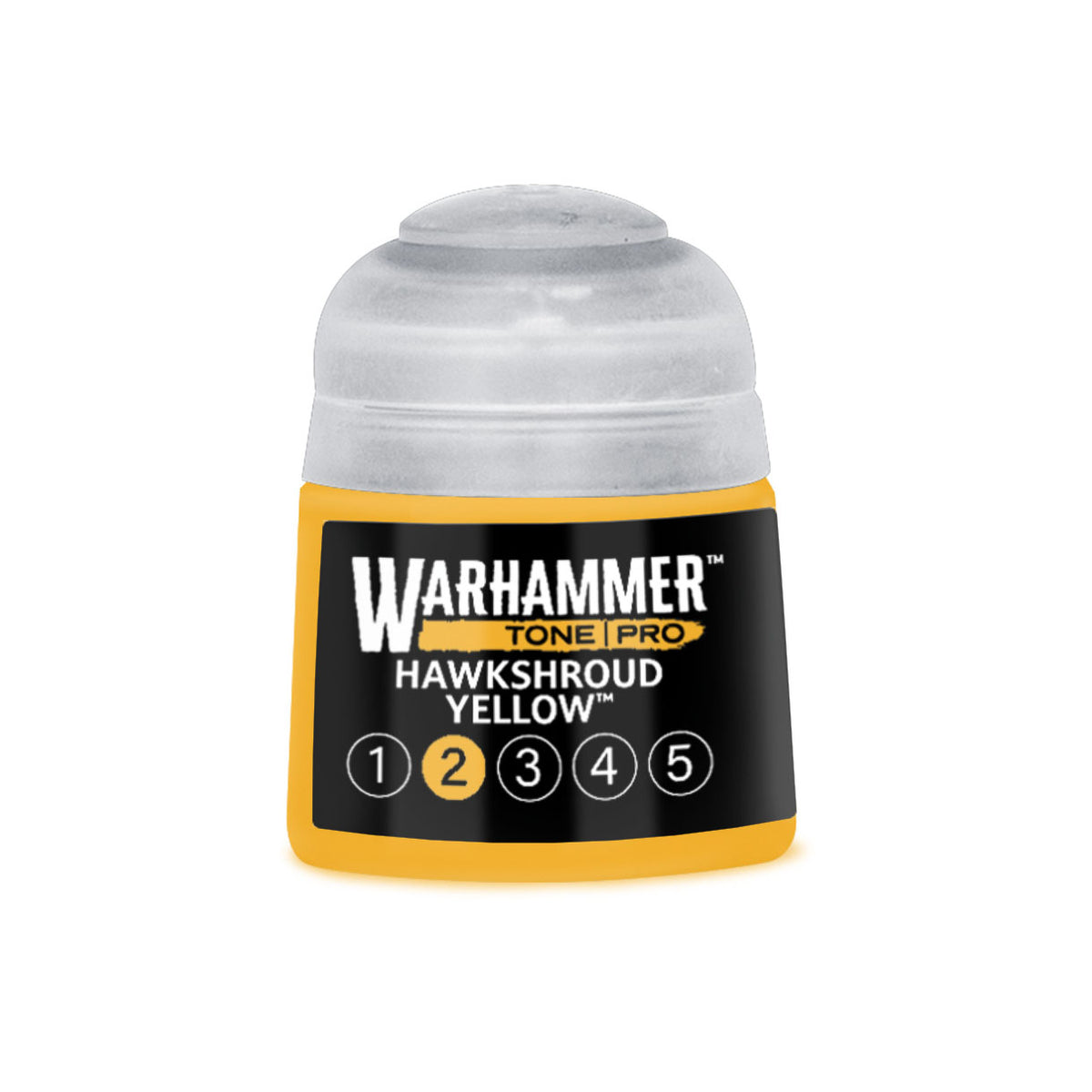 Warhammer Tone Pro Hawkshroud Yellow 2 12 ml Warhammer Tone Pro paint pot