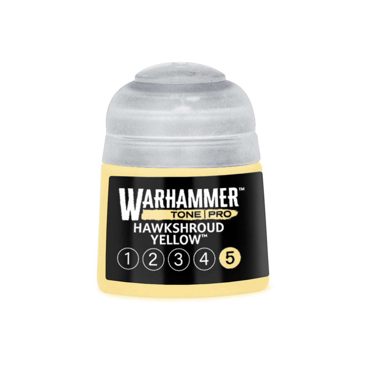 Warhammer Tone Pro Hawkshroud Yellow 5 12 ml Warhammer Tone Pro paint pot