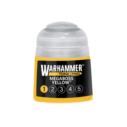 Warhammer Tone Pro Megaboss Yellow 1 12 ml Warhammer Tone Pro paint pot