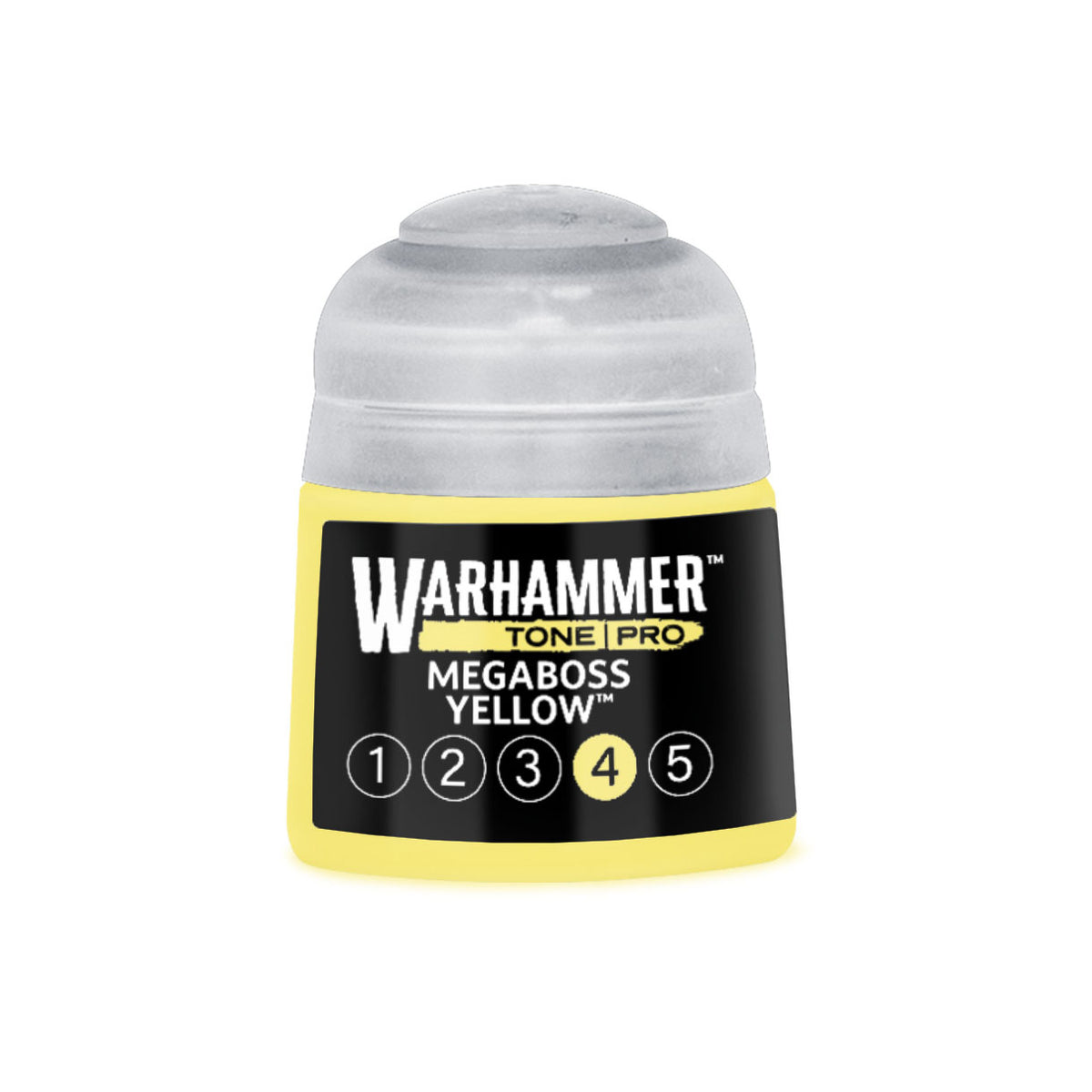 Warhammer Tone Pro Megaboss Yellow 4 12 ml Warhammer Tone Pro paint pot