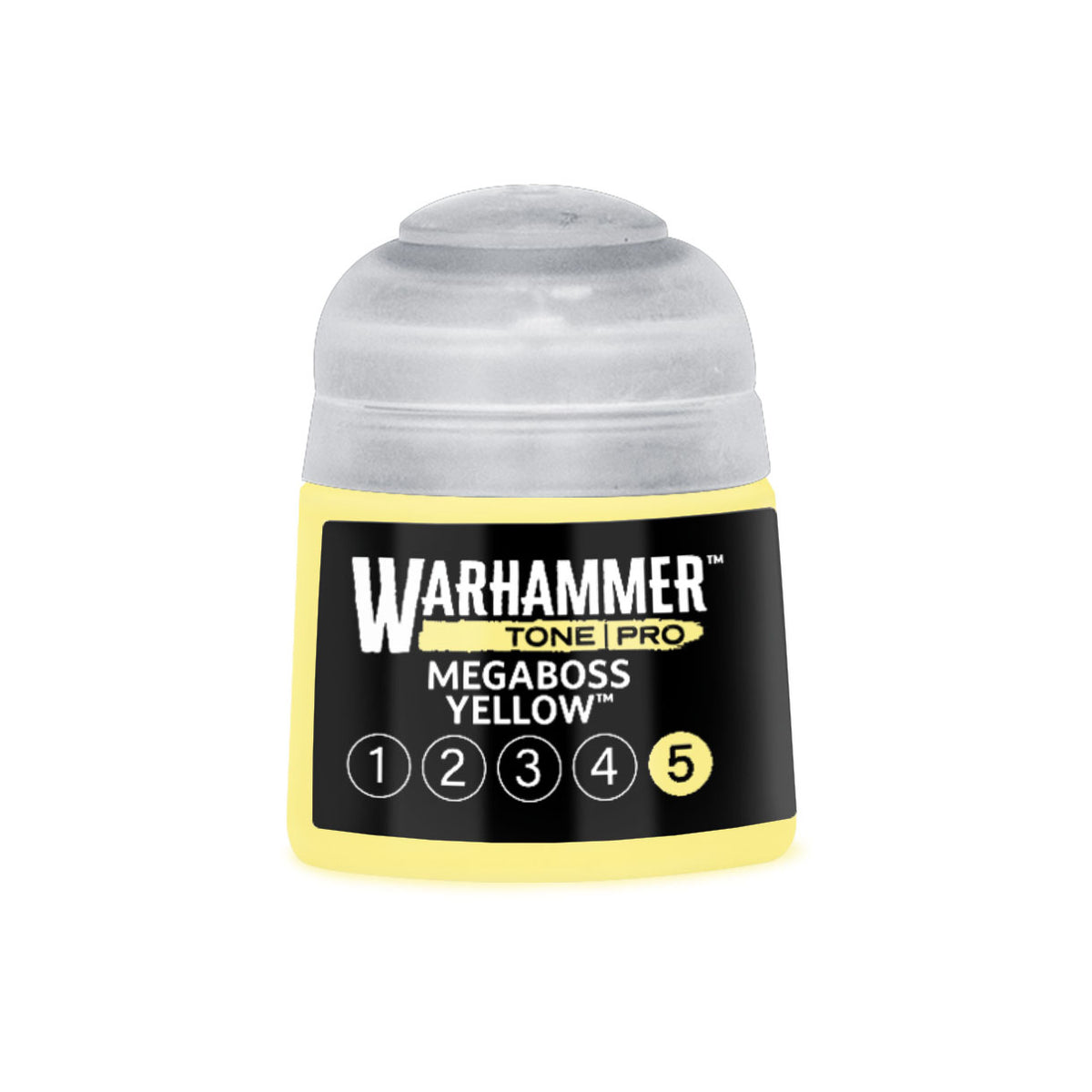Warhammer Tone Pro Megaboss Yellow 5 12 ml Warhammer Tone Pro paint pot