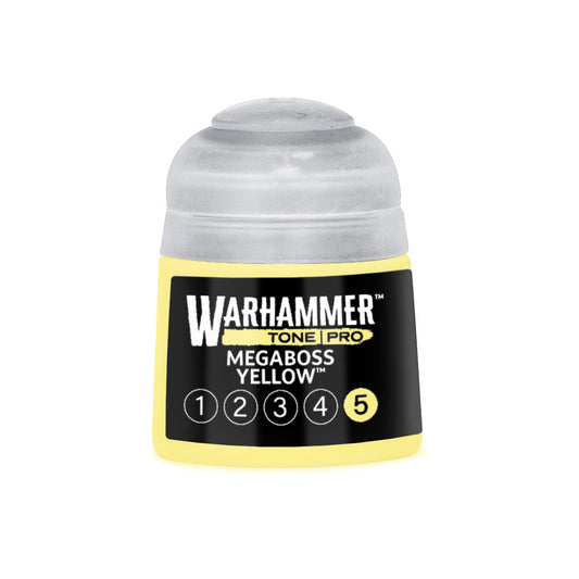 Warhammer Tone Pro Megaboss Yellow 5 12 ml Warhammer Tone Pro paint pot