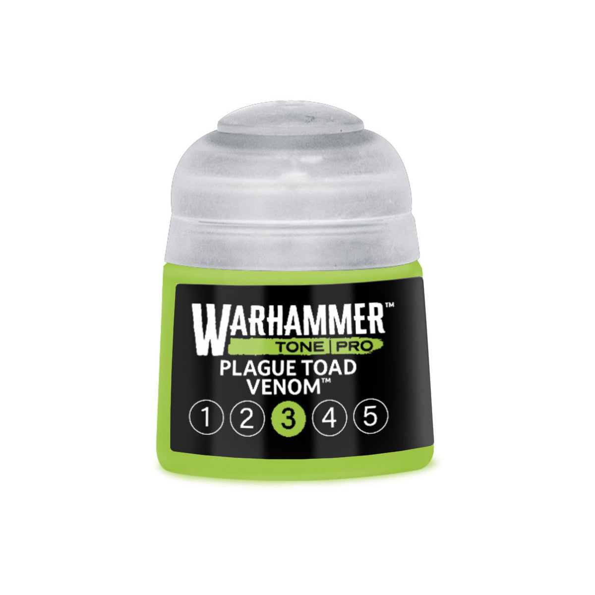 Warhammer Tone Pro Plague Toad Venom 3 12 ml Warhammer Tone Pro paint pot