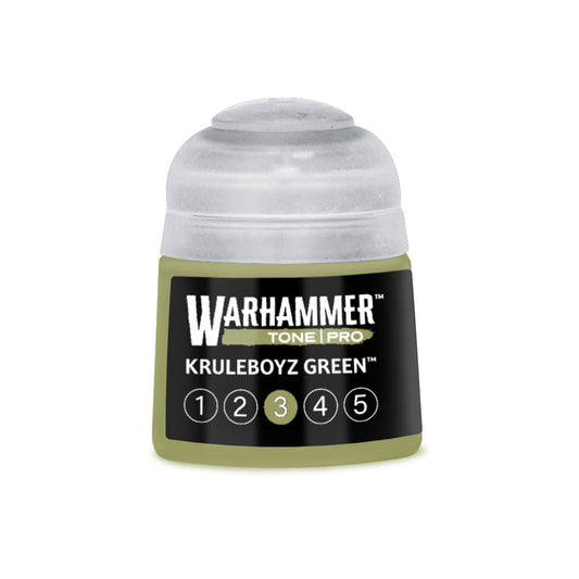 Warhammer Tone Pro Kruleboyz Green 3 12 ml Warhammer Tone Pro paint pot