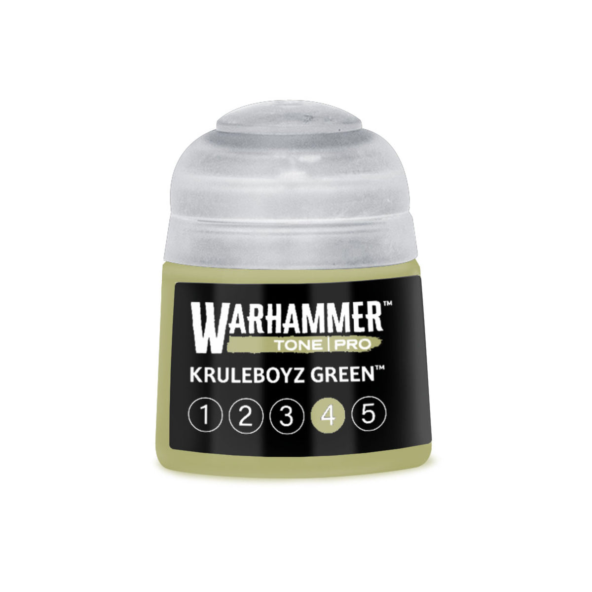 Warhammer Tone Pro Kruleboyz Green 4 12 ml Warhammer Tone Pro paint pot