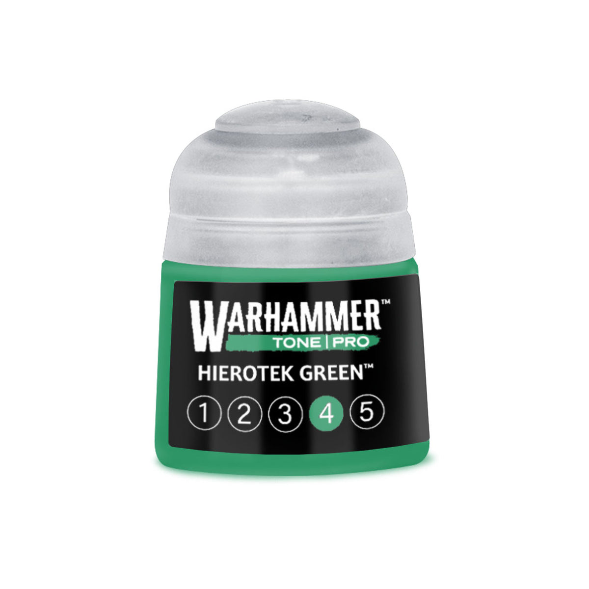 Warhammer Tone Pro Hierotek Green 4 12 ml Warhammer Tone Pro paint pot