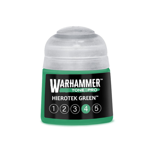 Warhammer Tone Pro Hierotek Green 4 12 ml Warhammer Tone Pro paint pot