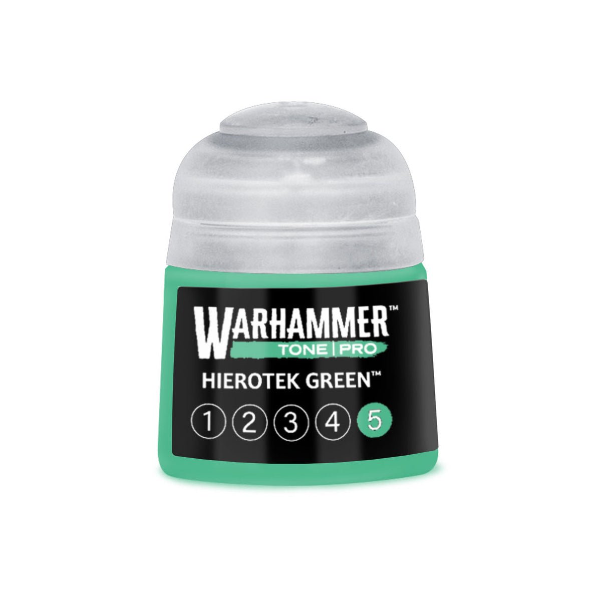 Warhammer Tone Pro Hierotek Green 5 12 ml Warhammer Tone Pro paint pot