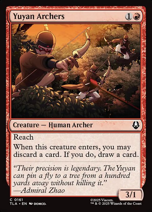 MTG Yuyan Archers TLA 161 Regular Nonfoil