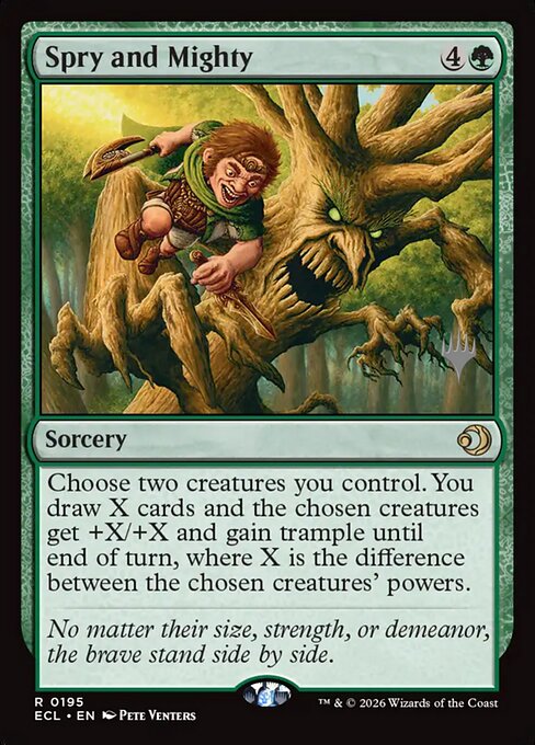 MTG Spry and Mighty PECL 195p Promo Pack Foil