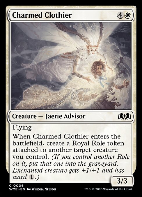 MTG Charmed Clothier WOE 006 Regular Foil