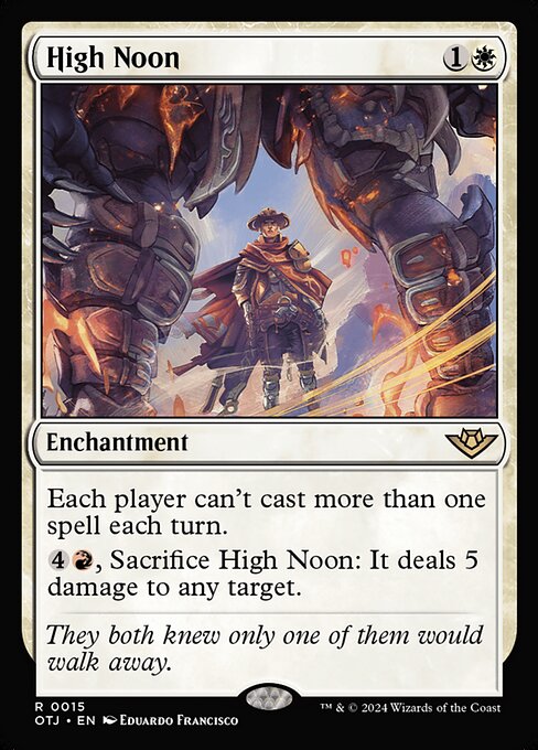 MTG High Noon OTJ 015 Regular Foil