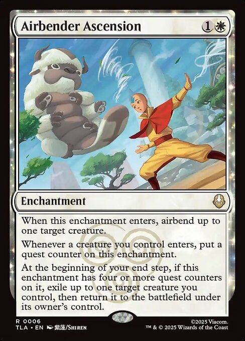 MTG Airbender Ascension TLA 006 Regular Nonfoil