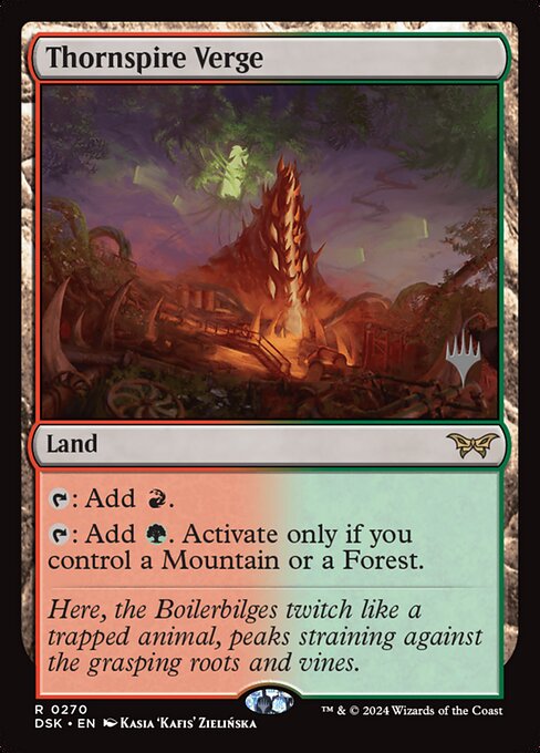 MTG Thornspire Verge PDSK 270p Promo Pack Foil