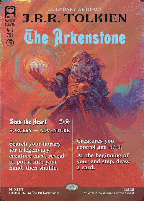 MTG The Arkenstone // Seek the Heart HOB 283 Alternate Art Surge Foil