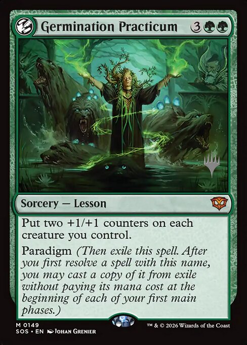MTG Germination Practicum PSOS 149P Promo Pack Foil