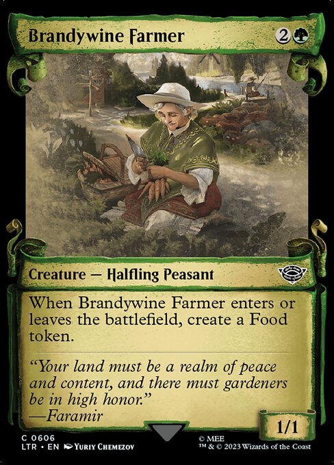 MTG Brandywine Farmer LTR 606 Showcase Scrolls of Middle-earth Nonfoil