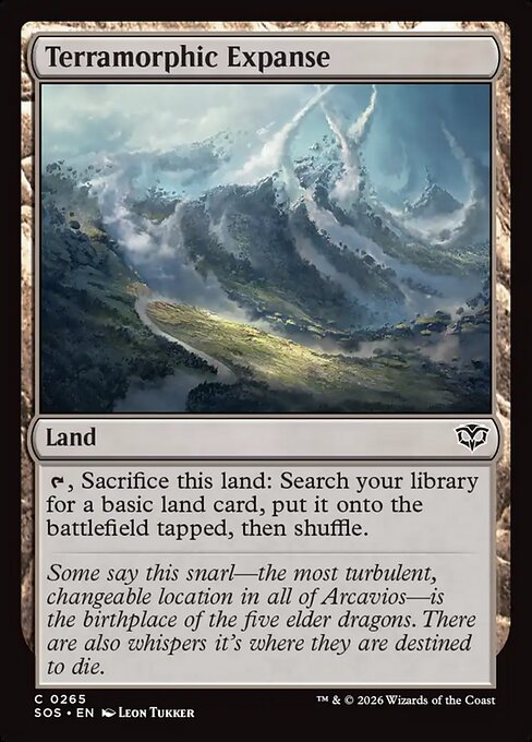 MTG Terramorphic Expanse SOS 265 Regular Nonfoil