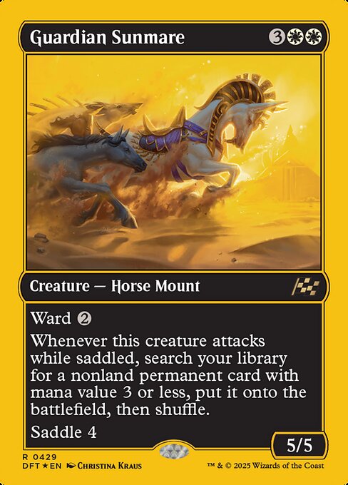 MTG Guardian Sunmare DFT 429 Regular First-Place Foil