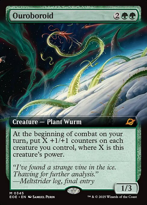MTG Ouroboroid EOE 345 Extended Art Nonfoil