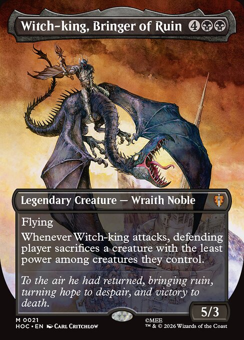 MTG Witch-king, Bringer of Ruin HOC 021 Regular Nonfoil