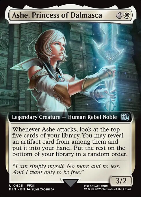 MTG Ashe, Princess of Dalmasca FIN 425 Extended Art Nonfoil