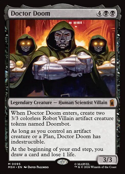 MTG Doctor Doom MSH 095 Regular Foil