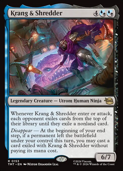 MTG Krang & Shredder TMT 153 Regular Nonfoil