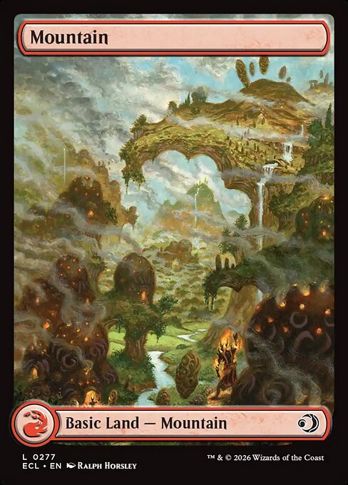 MTG Mountain ECL 277 Full Art Land Nonfoil