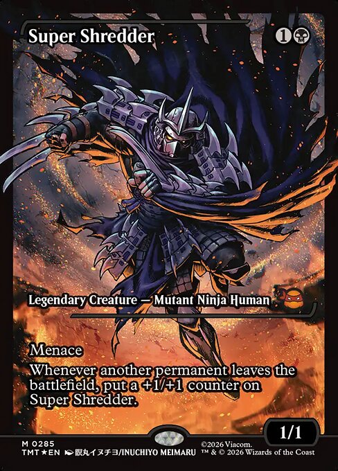 MTG Super Shredder TMT 285 Japan Showcase Foil