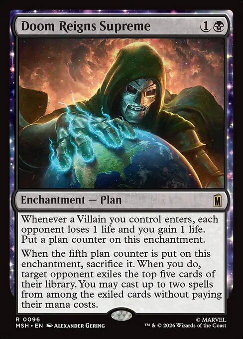 MTG Doom Reigns Supreme MSH 096 Regular Foil