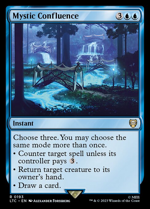 MTG Mystic Confluence LTC 193 Alternate Art Nonfoil